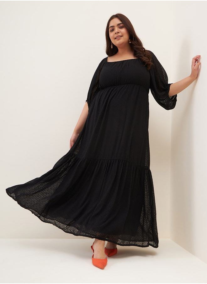 FEMELLA - فستان دوبي ماكسي متعدد الطبقات - Image 1