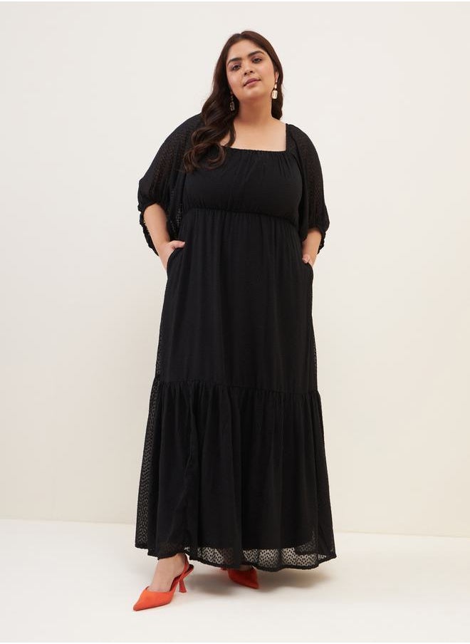FEMELLA - فستان دوبي ماكسي متعدد الطبقات - Image 1