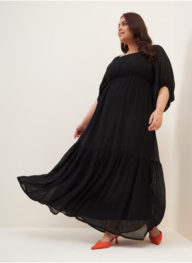 FEMELLA - فستان دوبي ماكسي متعدد الطبقات - Image 1