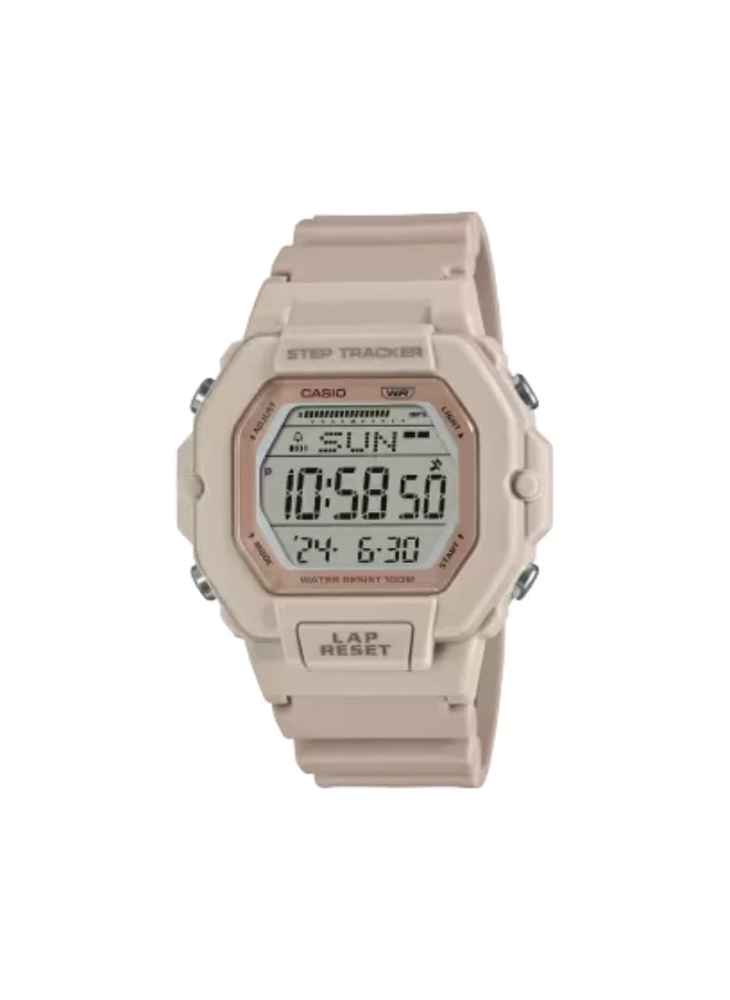 كاسيو Unisex Resin Digital Watch LWS-2200H-4AVDF - 37.6 mm