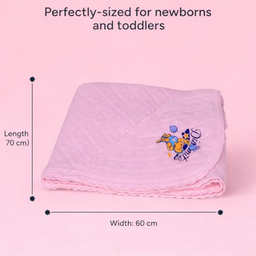 Sathiyas 100% Soft Cotton Baby Hooded Towels - Pack of 2, 70x60 cm, Assorted - Image 5