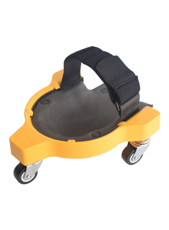 واقي ركبة دوار متعدد الوظائف أصفر/أسود 29.5x8.8x22سم