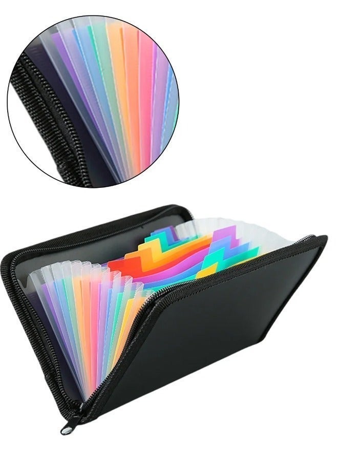 حقيبة وثائق مقاومة للحريق والماء بتصميم أكورديون، حقيبة مستندات مقاومة للحريق، 36525020 ملم، مثالية للاستخدام المنزلي والمكتبي - Image 4