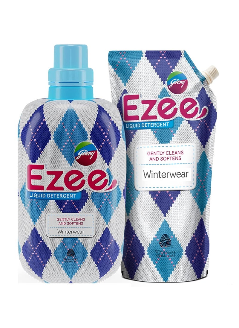 Godrej Ezee Liquid Detergent - Winterwear No Soda Formula 2 kgs (1 bottle and 1 refill) - pzsku/ZA25E71558B86616B531DZ/45/_/1711444402/69c52aa0-ecd7-4fd0-8cff-fc5312b0fb01