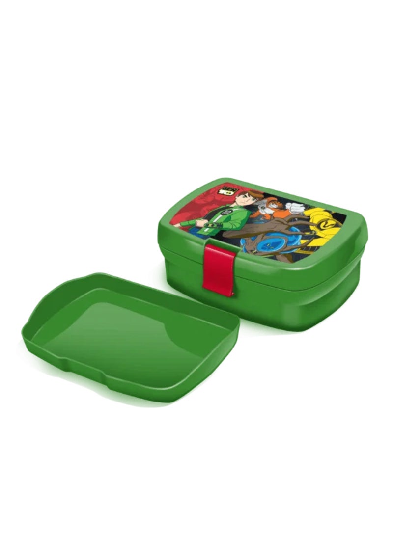 First Kid Ben10 Themed Kids Rectangular Lunch Box Green 630ml 112-11-07