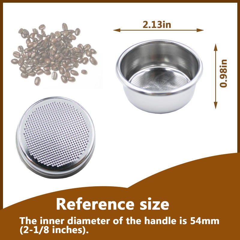 Rsoise 54mm Coffee Filter Basket Replacement for Breville Express Coffee Filter Basket (1 Pcs) - Image 2