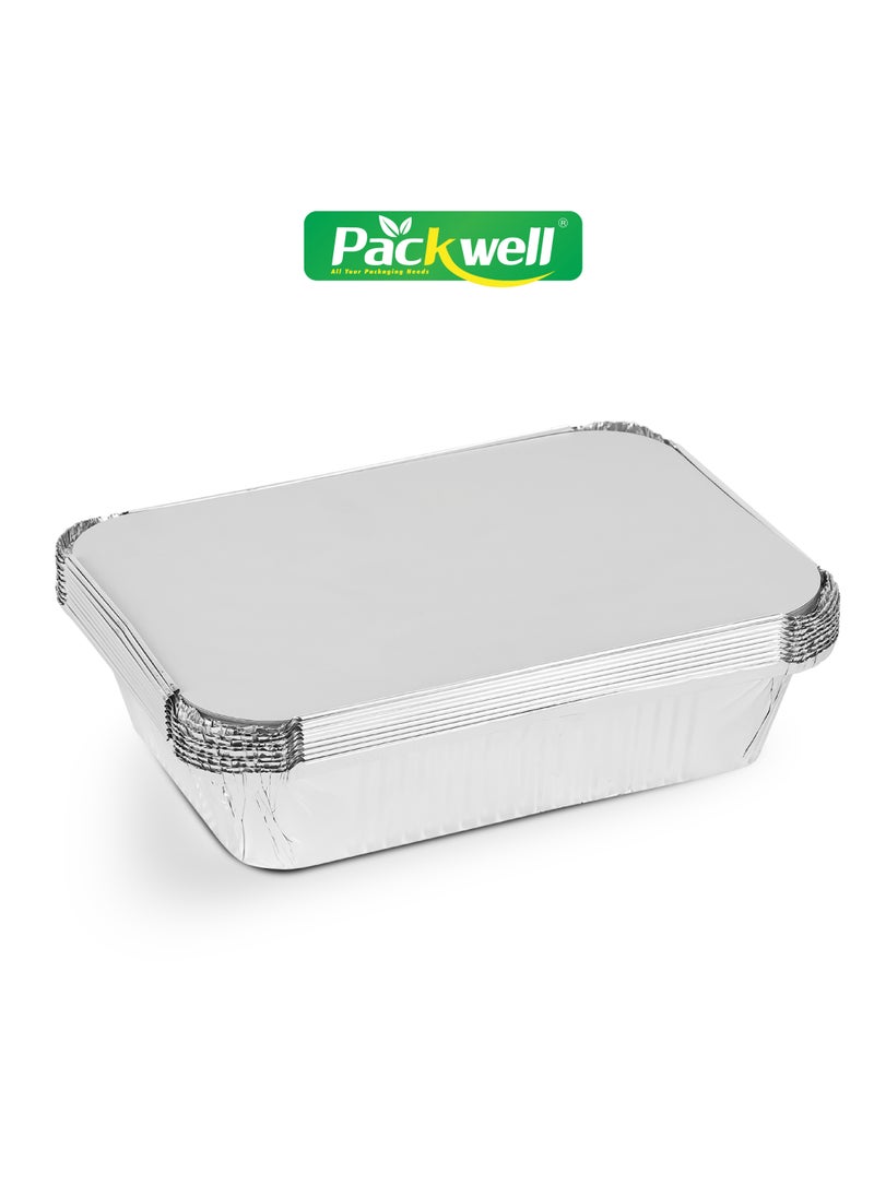 Packwell 1850 ml Aluminum Container with Lid 10pcs PWRP1944 10 Containers, BPA-Free, Food grade and Hygienic - pzsku/ZA25EB0F5B54C0D6CC3F8Z/45/_/1737058795/49c8ee85-c060-4c98-bcc7-8acd40be30b1