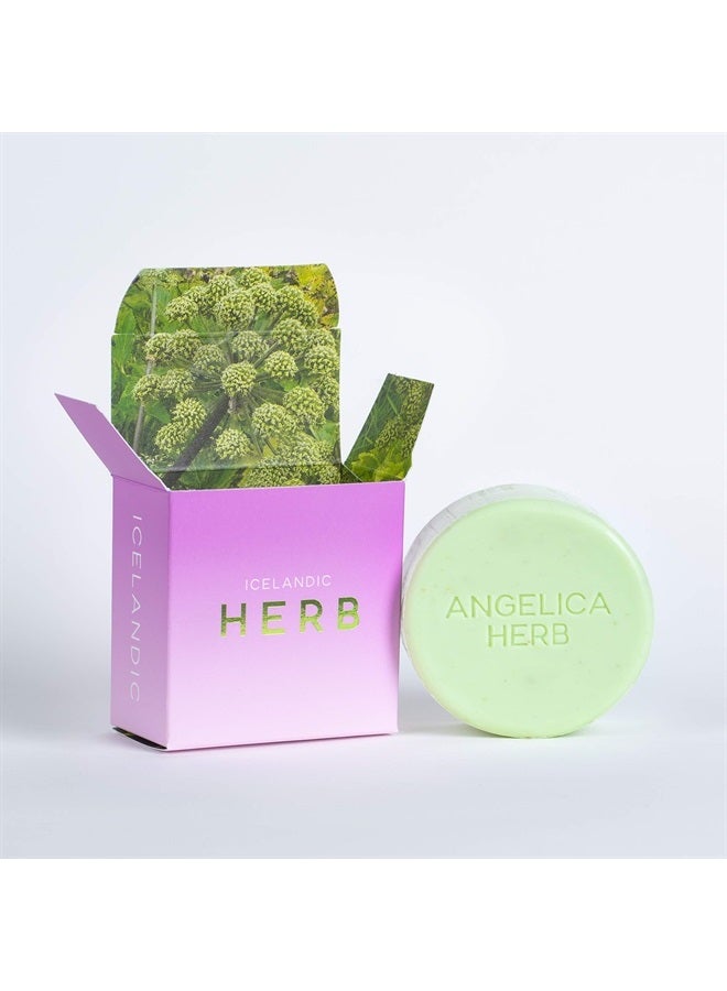 HALLÓ SÁPA Icelandic Angelica Herb Soap - Image 1