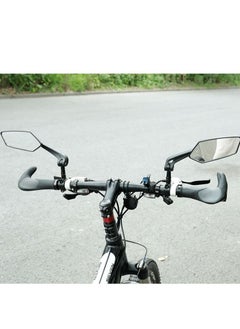 Generic Extra large mirror surface, crafted with impact-resistant real glass, perfect for e-bike handlebars. Our bicycle mirror offers a 360-degree adjustable functionality and foldable design.  - Image 5