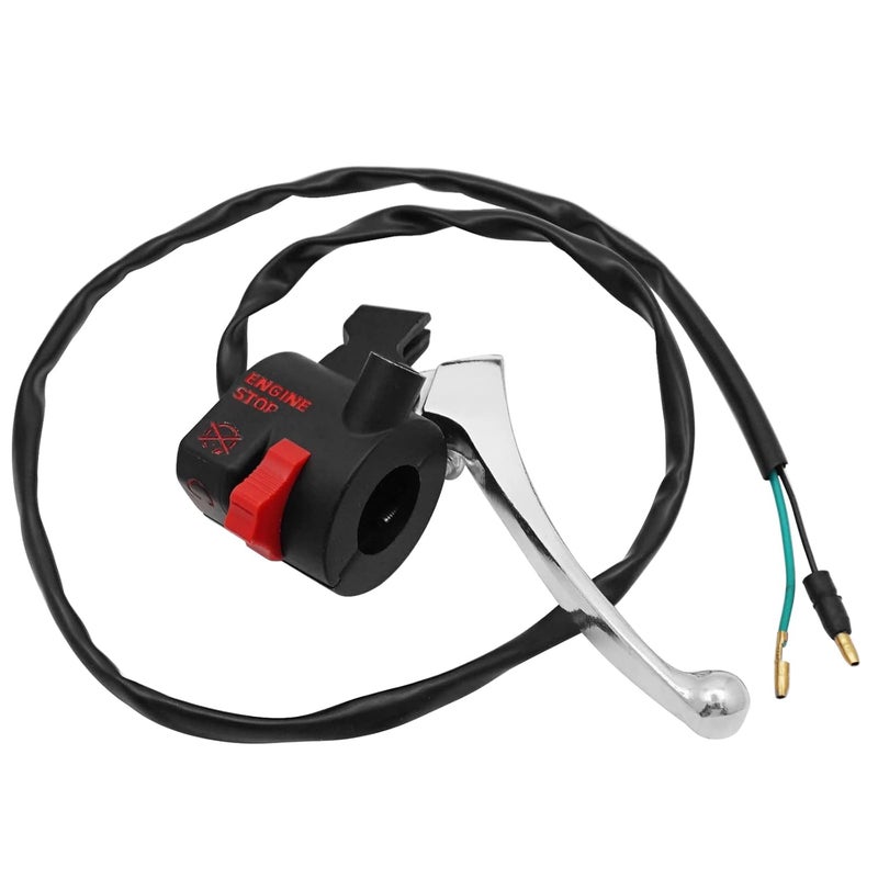 M MATI Right Start Stop Kill Switch & Brake Lever for Honda CRF50 CRF50F 2004-2023 - Image 1