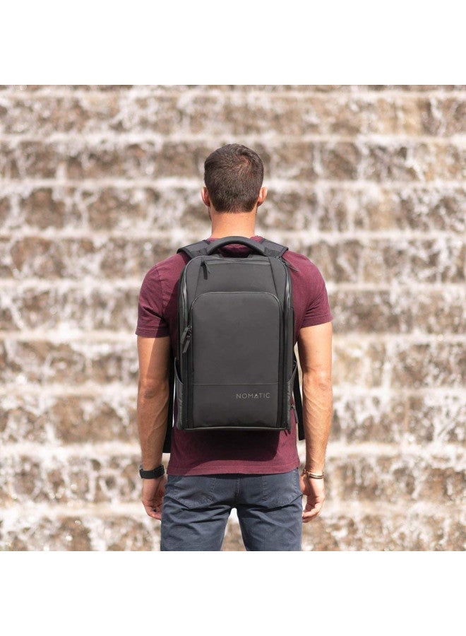 NOMATIC NOMATIC Travel Pack - 20L Water Resistant Laptop Bag - TSA-Ready Expandable Olive Backpack  - Image 4