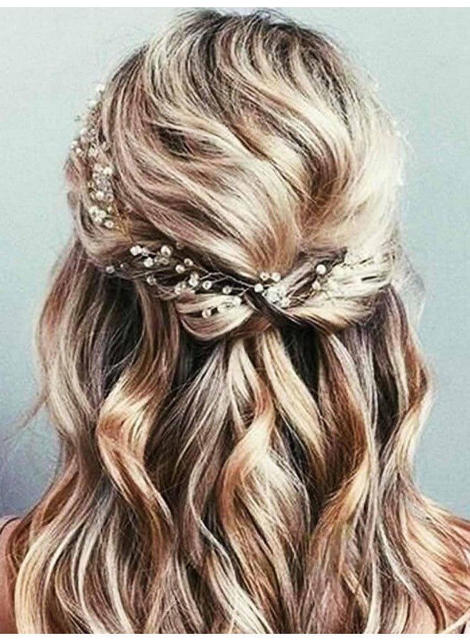 JAKAWIN Bride Wedding Hair Vine Flower Hair Piece Silver Bridal Headpiece Accessories For Women Hv067  - Image 1