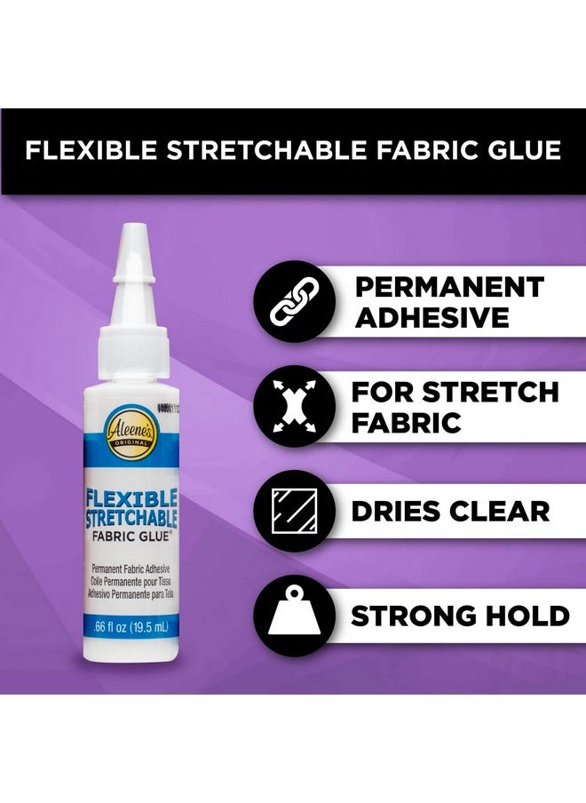 Aleene's Fabric Specialty Glue .66Oz 3/Pkg, Clear  - Image 4