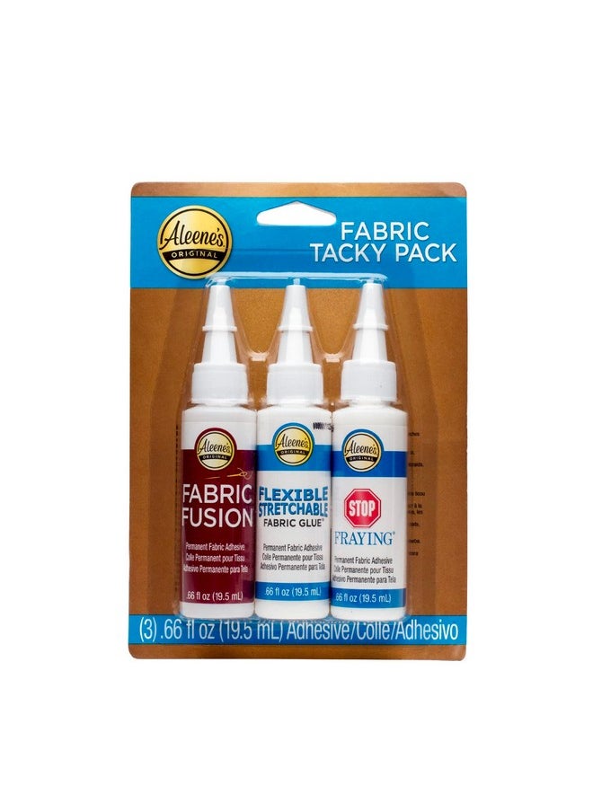 Aleene's Fabric Specialty Glue .66Oz 3/Pkg, Clear  - Image 1