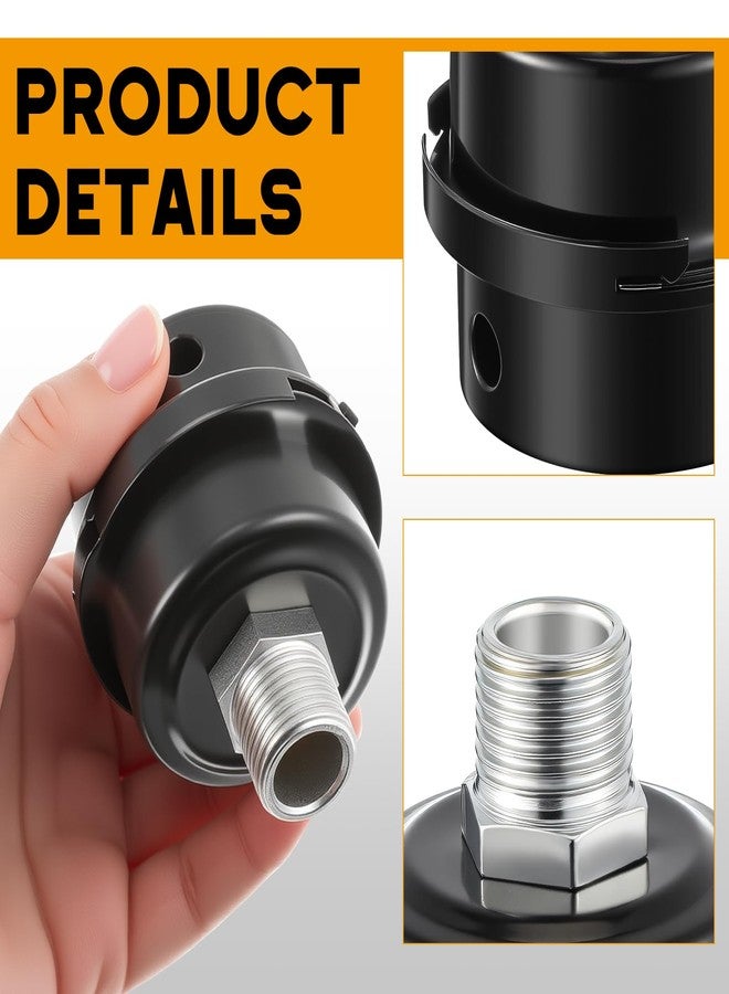 Threlaco قطع غيار بديلة لكاتم صوت ضاغط الهواء Threlaco، مكونة من 4 قطع، وفلتر سحب ضاغط الهواء 1/2 بوصة، وفلتر كاتم صوت 20 مم - Image 3