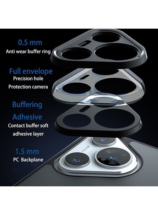 Magnetic Case for Huawei Pura 70 Pro, Frosted Translucent Back Protective Slim Phone Cover, Anti-Fingerprints, Anti-Fall Drop Protection, Shockproof Case for Huawei Pura 70 Pro (Black) - Image 3