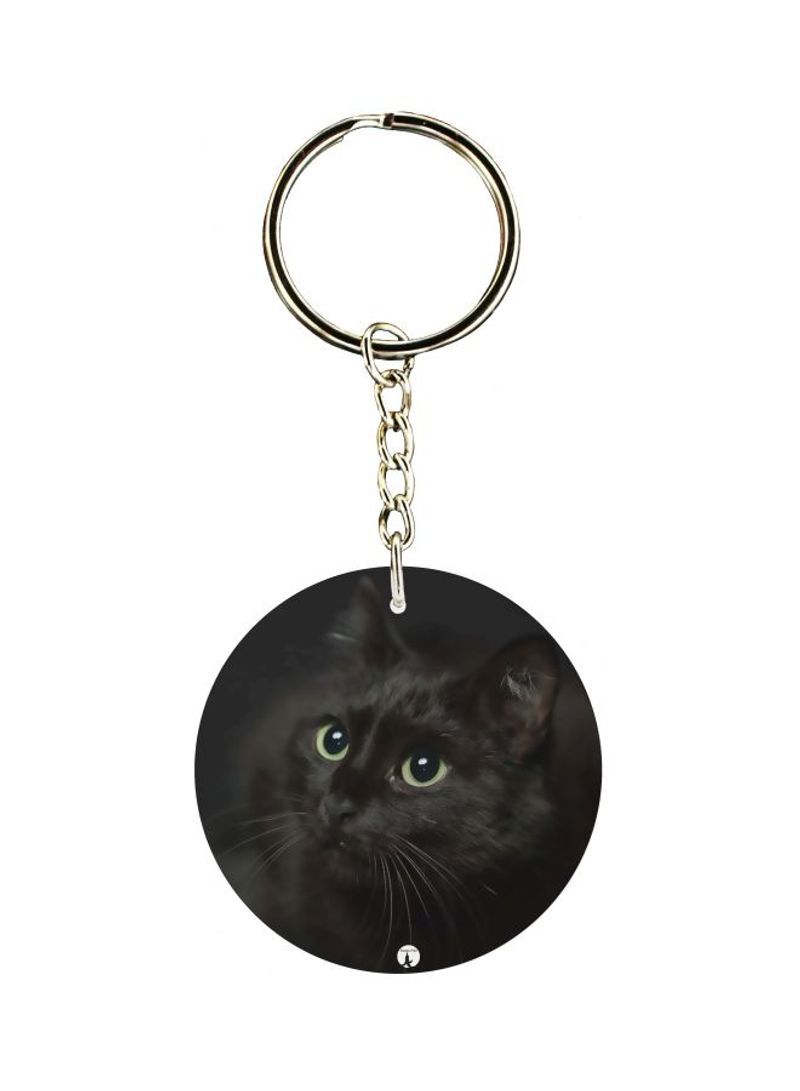 RKN Double Sided Cat Printed Keychain