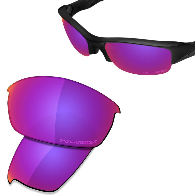 SAUCER Saucer Premium Replacement Lenses & Rubber Kits for Oakley Flak Jacket Sunglasses High Defense - Midnight Sun Polarized - Image 2