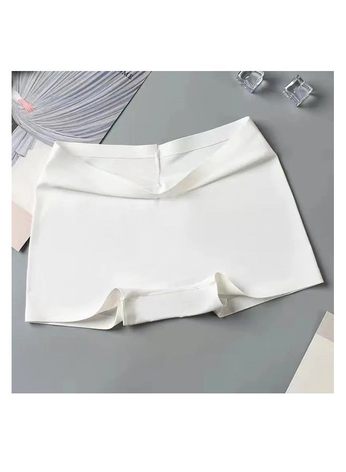 4 Pieces Women Ice Silk Seamless Boyshort Pantie Boxer Briefs  - Image 2