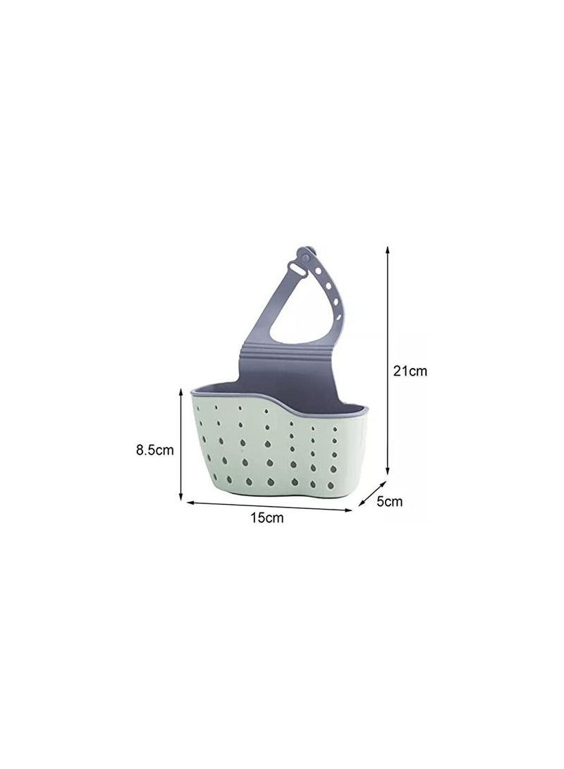 CLICKMART Kitchen Sink Organizer Sponge Holder Green - Image 2