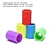Mihey 25 Pieces Tornadoes in A Bottle Plastic Tornado Bottle Connector Cyclone Tube Vortex Connector for Scientific Experiment 5 Colors - Image 2