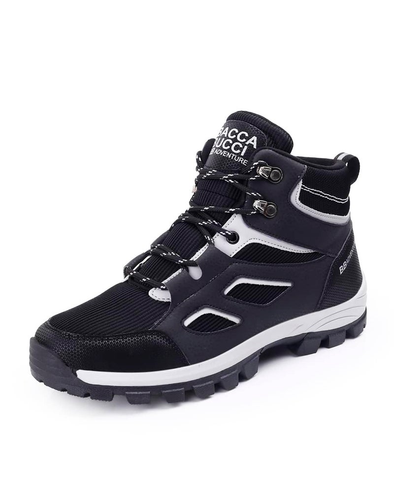 Bacca Bucci Enduro High-Top Outdoor Hiking Boots Black UK 11 - Image 1
