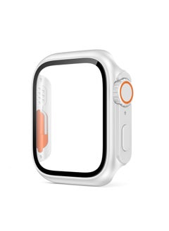 Generic Second Variable Ultra Watch Case For Apple Iwatchs10 Watch Case Modified PC Case Film Integrated S8 Protective Case-Colors:White-Exterior Dimension:S10 46mm  - Image 1