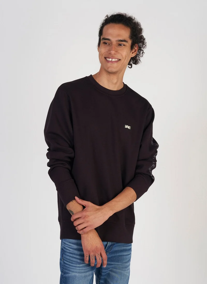 امريكان ايجل Active 24/7 Crew Neck Pullover Sweatshirt