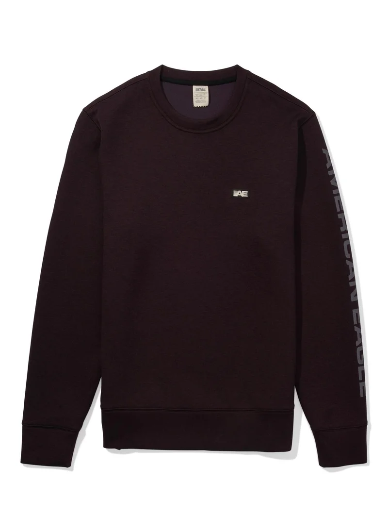 امريكان ايجل Active 24/7 Crew Neck Pullover Sweatshirt