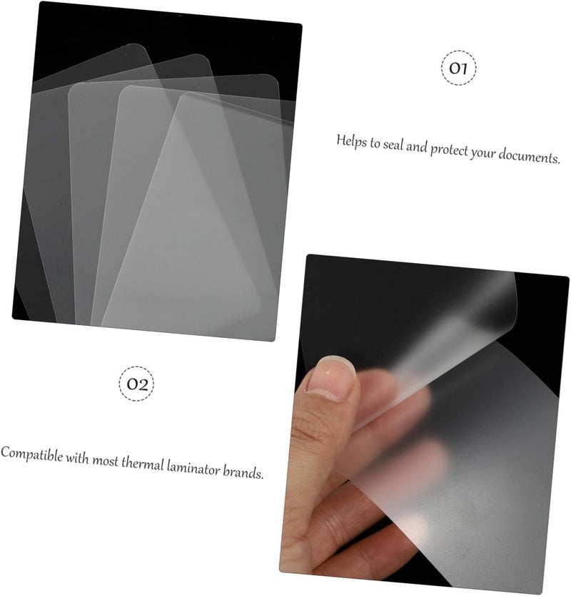 400pcs Lamination Pouches Protective Film Self-Adhesive Laminating for Photos Documents and Educational Materials - Image 3