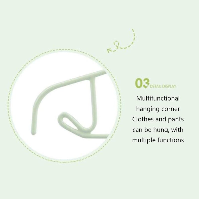 Clothing Hangers Non Slip Clothes Hangers Space Saving Clothes Hangers Durable Hangers,Material Environmentally Friendly,for Coat Jackets Shirts Sweaters Dresse,Blue-10 Pack - Image 4
