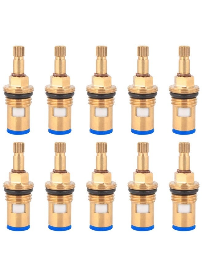 NEW WARE Brass Ceramic Disc Cartridge Quarter Turn Tap Cartridge for Bathroom and Kitchen Taps Pack of 10 - Image 1