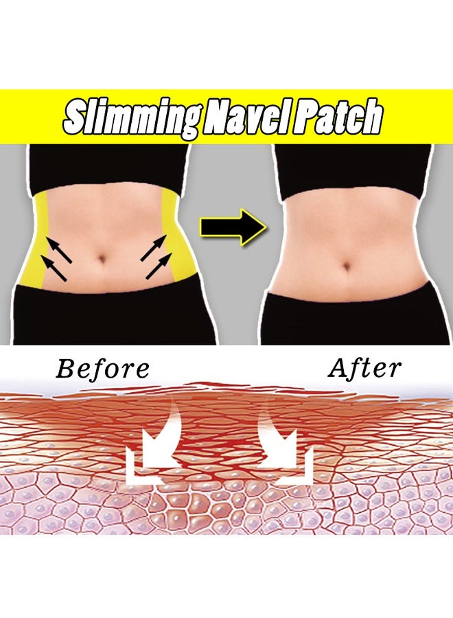 ERAYCEE 30 Patches Slimming Patch, Belly Button Patch For Body Contouring, Tightens And Tones Your Skin, Helps To Improve Your Overall Health, Can Be Used Anytime and Anywhere, Belly Stickers Suitable For All Body Types - Image 5