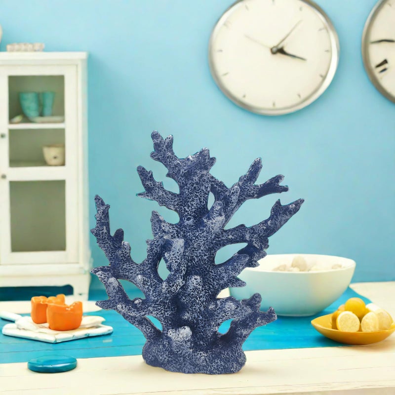 Etlemonde Beach Coastal Decor Coral Reef Home Decor Coral Statue Sculpture Home,Desk,Bathroom,Desktop Shelf Statue,Marine Themed Gifts - Image 4