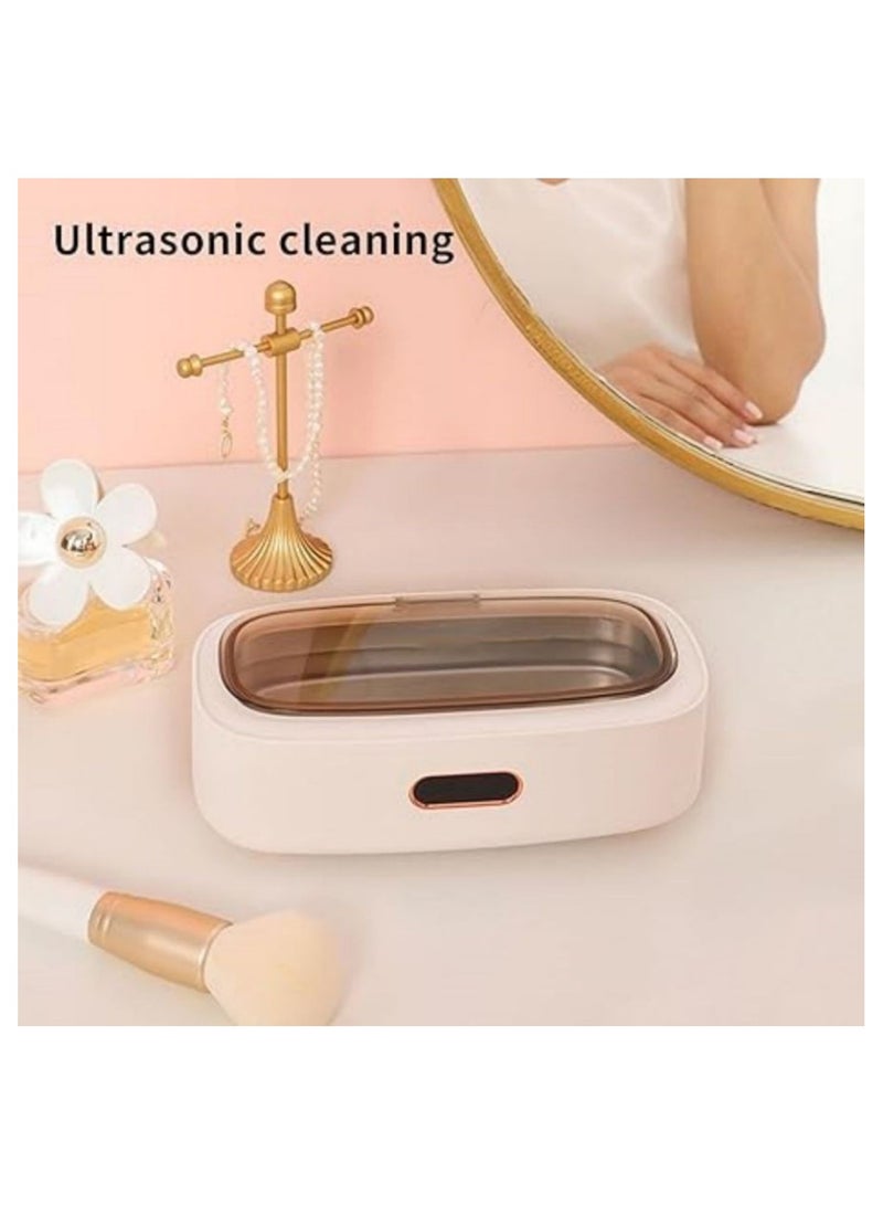 Professional Ultrasonic Jewelry Cleaner, Portable Ultrasonic Cleaner, 45000Hz Household Ultrasonic Machine, for Jewelry Watch Eyeglasses - Image 4