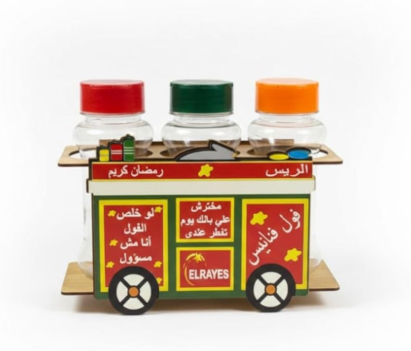 Stand Spice Arabic Bean - 3 Spice Jars