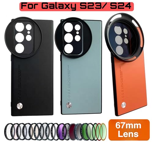 GetZget® Nd Filters Lens Compatible with Samsung Galaxy S23/24/25 Ultra, Vivo X100/200 Pro, Xiaomi 14 Ultra, DSLR Camera (Black Soft Filter, 67mm) - Image 2