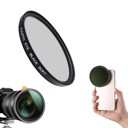 GetZget® Nd Filters Lens Compatible with Samsung Galaxy S23/24/25 Ultra, Vivo X100/200 Pro, Xiaomi 14 Ultra, DSLR Camera (Black Soft Filter, 67mm) - Image 1