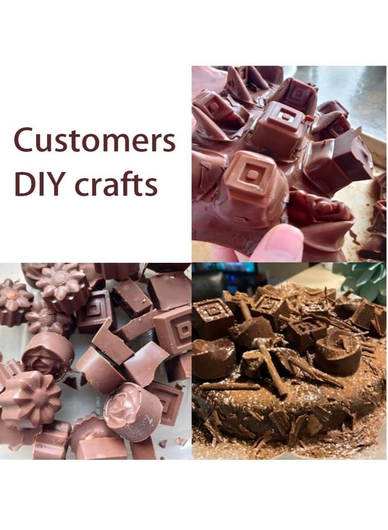 general 4 Packs Silicone Molds for Chocolate, Food Grade no-stick Baking, candy and butter Mold with different shape - Image 2