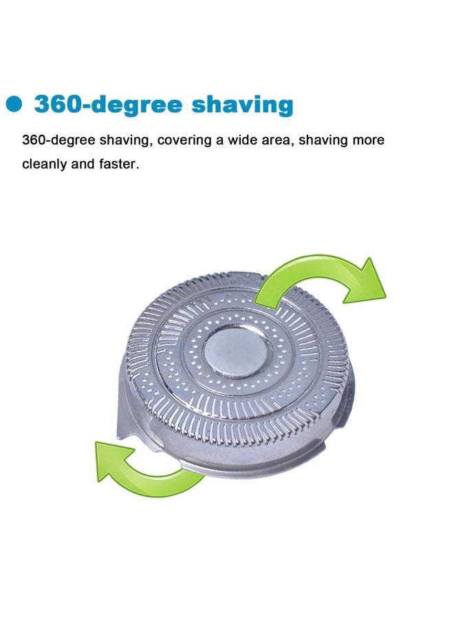 Ketofa HQ9 Replacement Heads, Shaver Heads Blades Cutter Replacement for Compatible with Philipss Norelcos SpeedXL 8240XL 8140XL 8150XL 8160XL 8170XL, 8100 Series, 8200 Series, 9100 Series, and PT/AT900 - Image 4