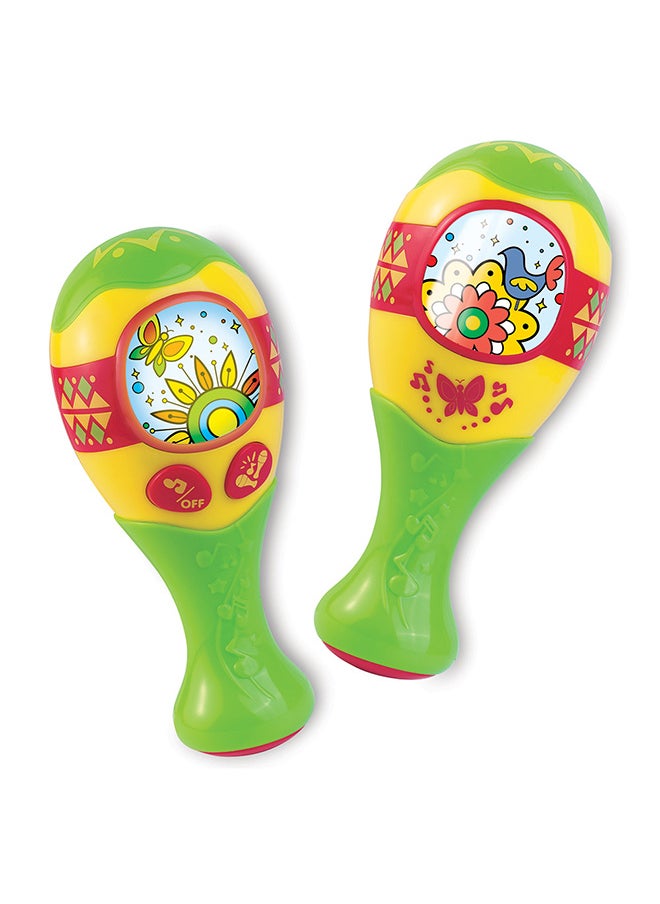 Happy Kids Little Learner My First Maracas - Interactive Musical Toy For Toddlers  - Image 1