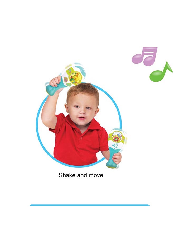 Happy Kids Little Learner My First Maracas - Interactive Musical Toy For Toddlers  - Image 2