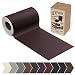 Fadoub Leather Repair Patch 4 x 63In Self Adhesive Leather Repair Tape for Furniture Vinyl Repair Tape for Repairing Vinyl Couch Sofa Car Seats Car Interior Coffee Brown - Image 2
