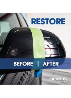 NOVUS Plastic Polish | Golf Cart Maintenance/Polish Kit | Includes Novus Plastic Polish #3#2#1-2 Ounces Each, 2 Buffing Pads, Backing Drill Attachment, 3" Wool Pad, 3 Polish Mates  - Image 4