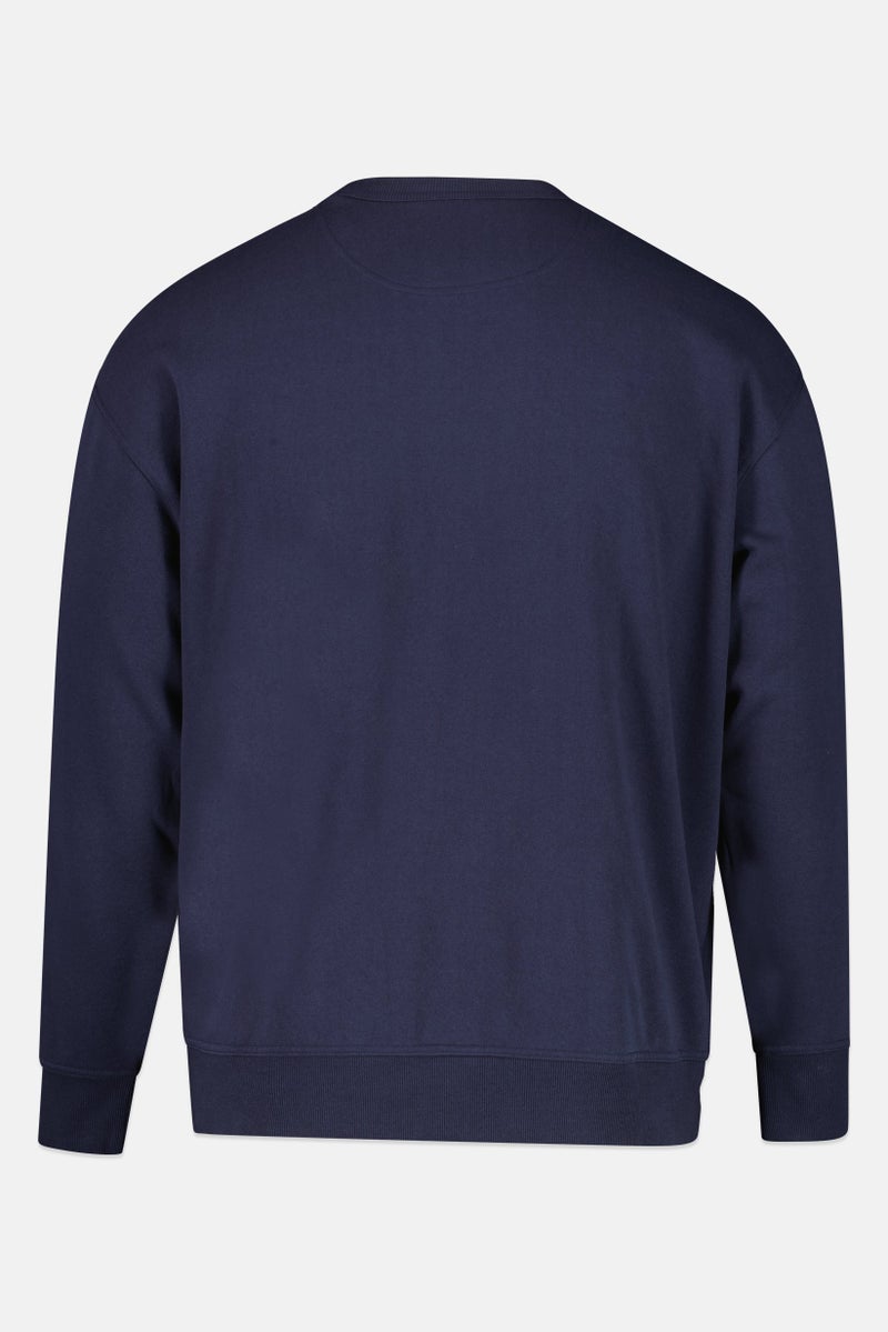 Champion Men Sportswear Fit Long Sleeve Outdoor Sweatshirts, Navy - Image 3