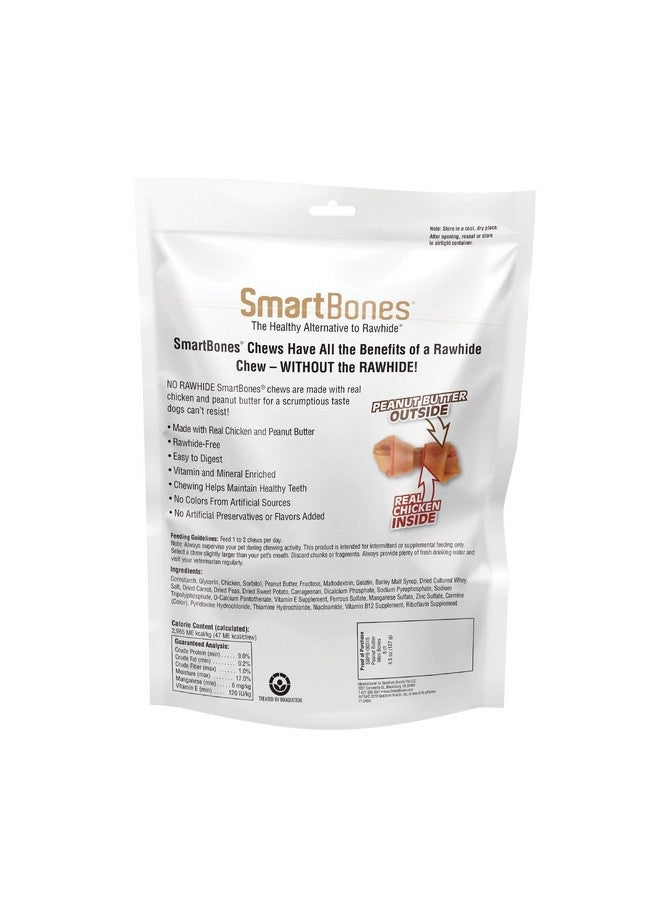 SmartBones with Peanut Butter Mini Chews 8 Count, Rawhide-Free Chews for Dogs, No Artificial Preservatives or Flavors Added - Image 2