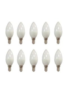 Generic Everstar Set Of 10 Candle LED Bulb 6 Watt Warm Light 