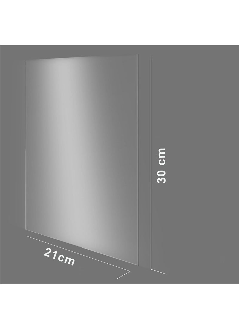 MARKQ [Pack of 100] A4 Clear Binding Sheets, [200 Micron] Transparent Report Covers for Binding, Protective Plastic Covers for Office, School & Business Use  - Image 2