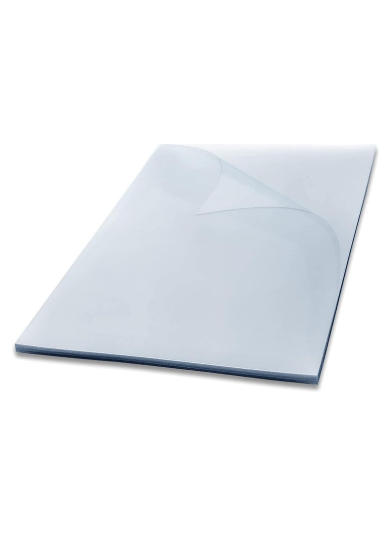 MARKQ [Pack of 100] A4 Clear Binding Sheets, [200 Micron] Transparent Report Covers for Binding, Protective Plastic Covers for Office, School & Business Use  - Image 3