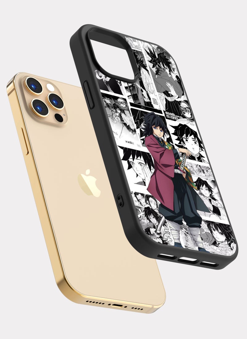 PXLAAT iPhone 12 Pro case cover  Giyu Tomioka - Image 2
